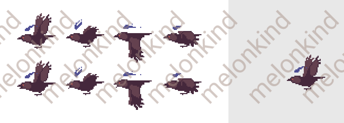 GameJam work - Crow Guide from the game "Shotsfired"