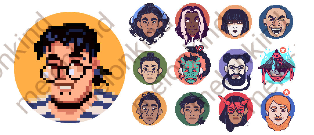 Assorted icons & rpg tokens